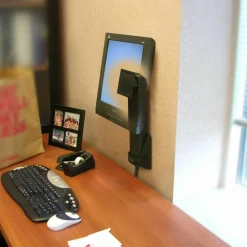 Ergotron Neo-Flex Wall Mount for Monitor, LCD Display, TV, Display, Display Screen - Black - Landscape/Portrait