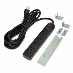 Ergotron Power Strip, 15 Amp with Six Outlets