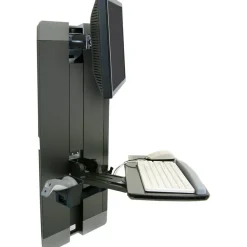 Ergotron StyleView Lift for Flat Panel Display, Keyboard, Mouse - Black