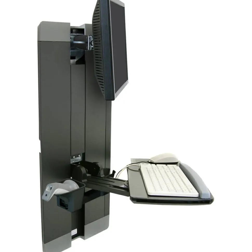 Ergotron StyleView Lift for Flat Panel Display, Keyboard, Mouse - Black