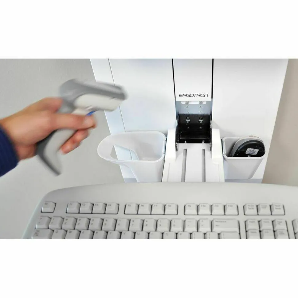 Ergotron StyleView 60-609-216 Lift for Flat Panel Display, Keyboard, Monitor - White