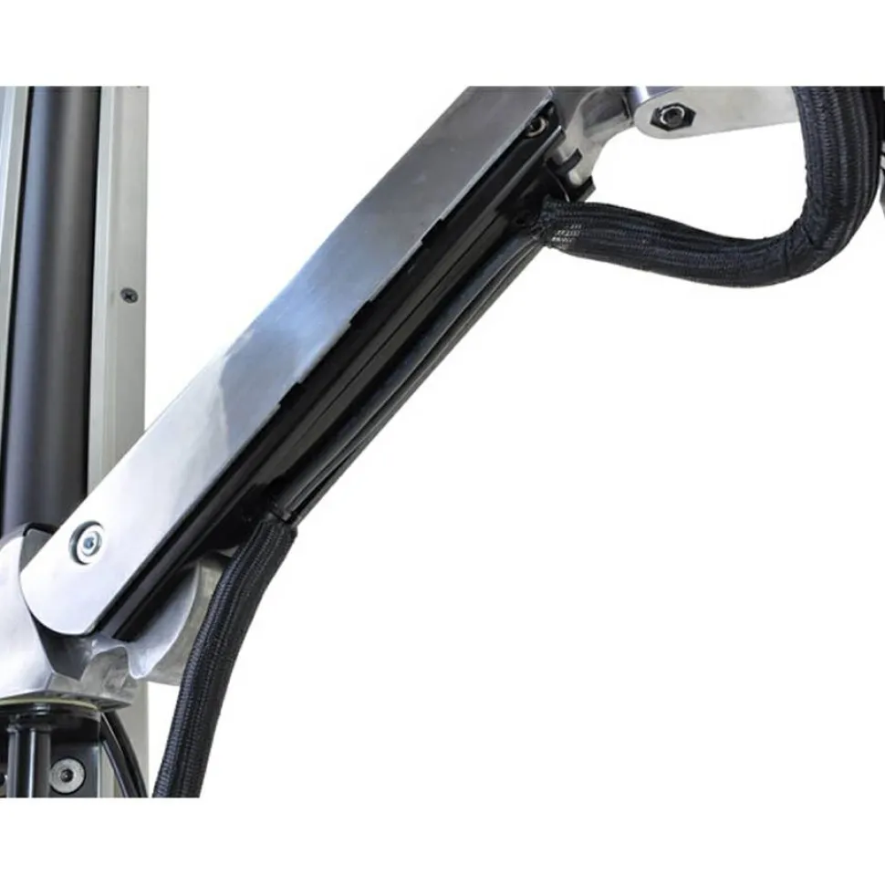 Ergotron StyleView 45-273-026 Multi Component Mount for Flat Panel Display, Keyboard, CPU - Polished Aluminum