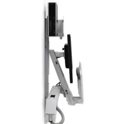 Ergotron StyleView Wall Mount for Monitor, CPU, Keyboard, Scanner, Mouse - White