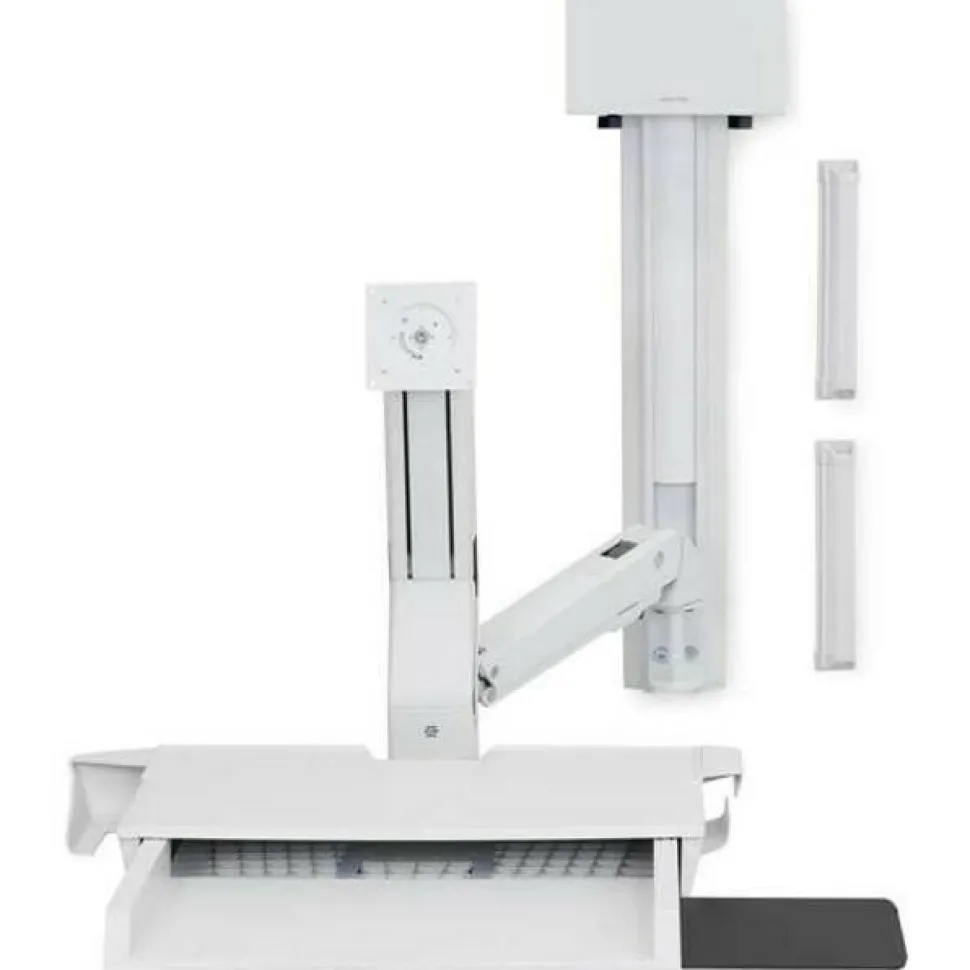 Ergotron StyleView Wall Mount for Monitor, CPU, Keyboard, Scanner, Mouse - White