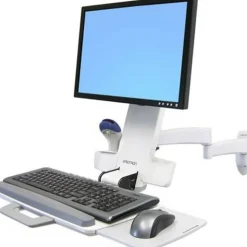 Ergotron 200 Telescoping Combo Arm - 18 lb - White