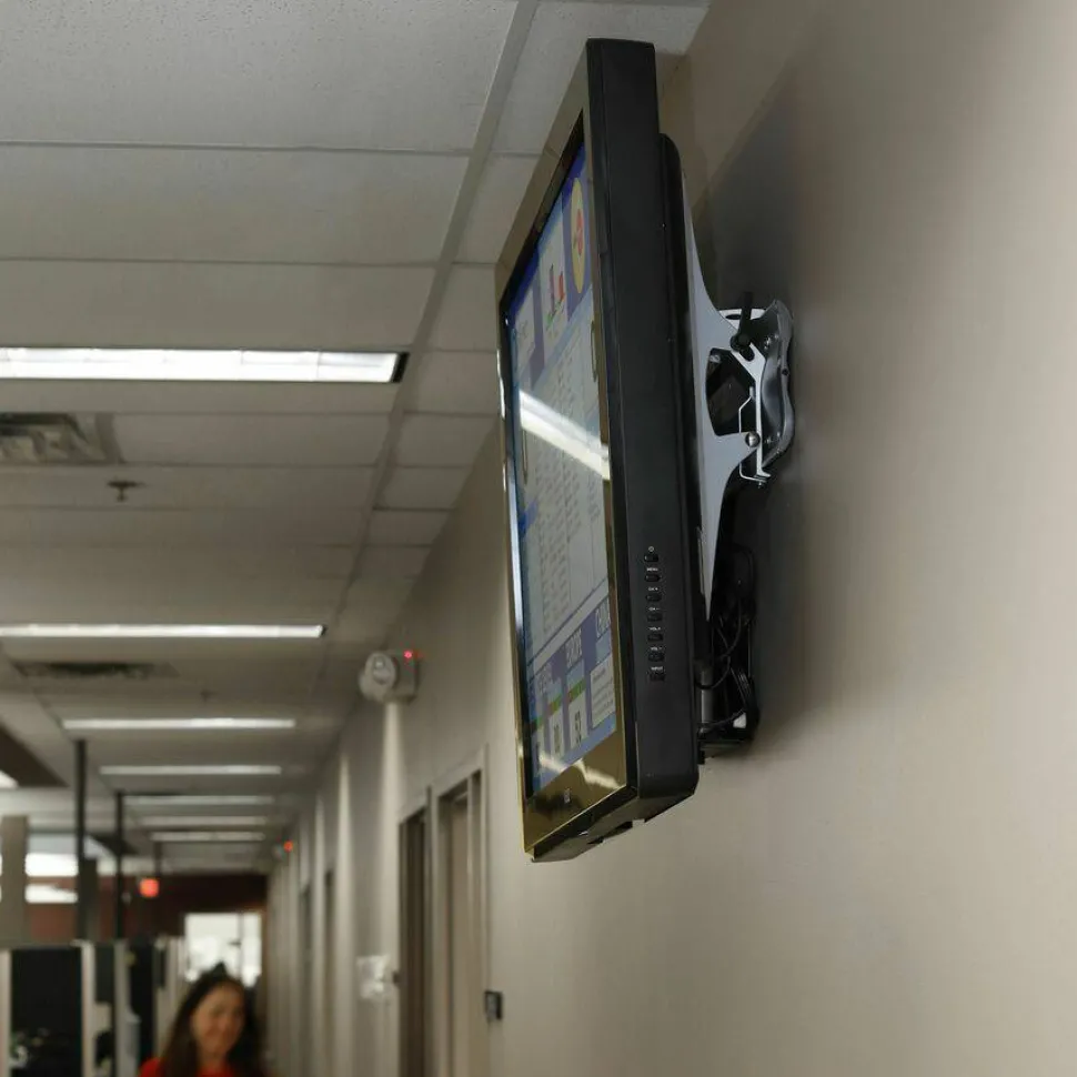 Ergotron Wall Mount for Display, TV, Flat Panel Display - Silver
