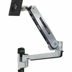 Ergotron Wall Mount for Flat Panel Display - Polished Aluminum - Adjustable - 42
