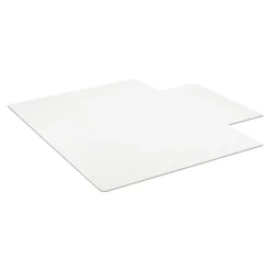 ES Robbins EverLife - Chair mat for office, home - rectangular with lip - 44.88 in x 52.76 in - clear
