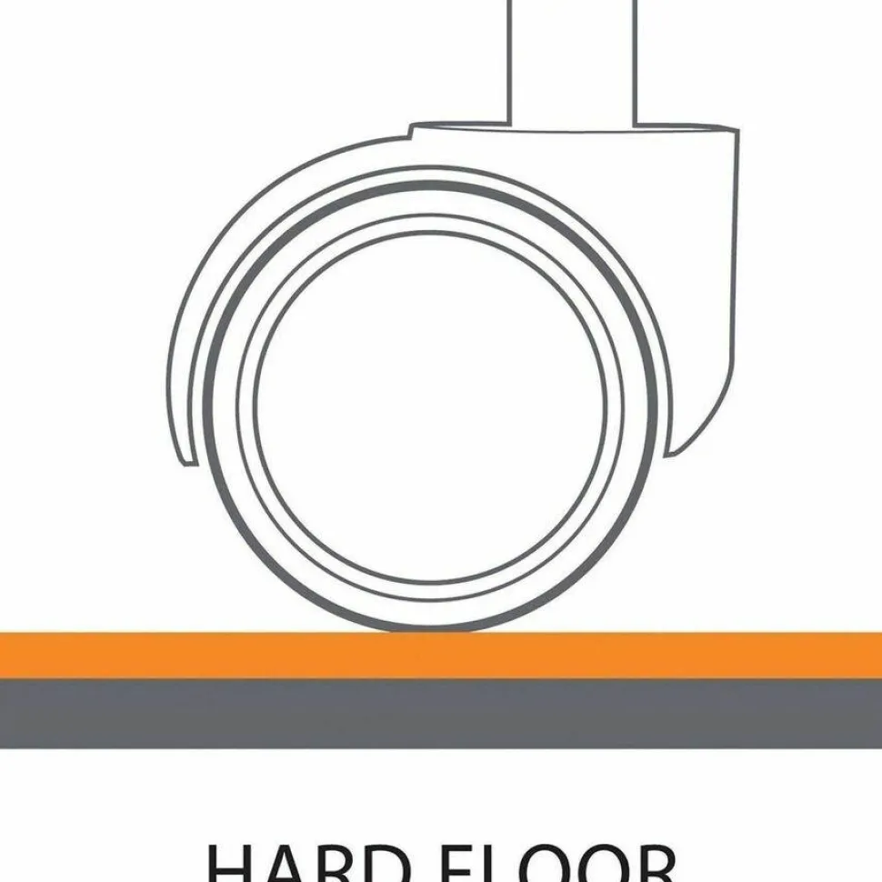 ES Robbins EverLife - Chair mat for office, home - rectangular with lip - 44.88 in x 52.76 in - clear