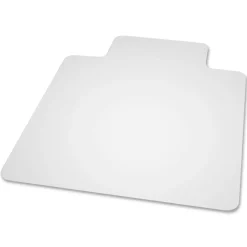 ES Robbins Hard Floor Chair Mat, Standard Lip, 45"W x 53"D, Clear