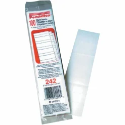 Esselte Hanging File Folder Label Inserts, 1/5-Cut, White, Pack Of 100