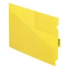 Esselte Recycled Colored Vinyl Out Guides - 1 Printed Tab(s) - Message - OUT - 12.8" Dividerx 9.50" Divider - Yellow Vinyl Divider - 50 / Box