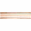 Ettore Floor Squeegee Wooden Pole Handle - 54" Length x 1" Diameter - Natural - Wood - 6 / Carton