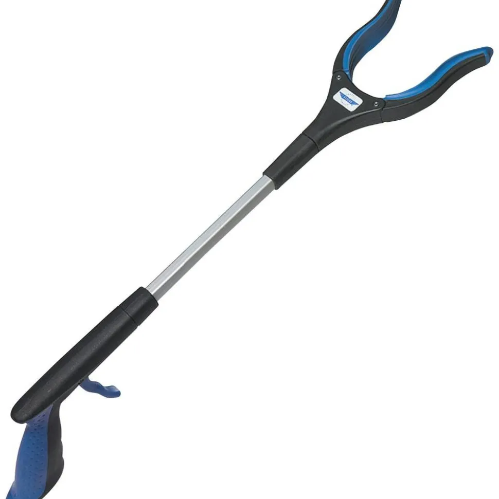 Ettore Grip 'n Grab Multipurpose Pickup Tool - 16" Reach - Articulating Head, Rust Proof, Comfortable Handle, Lightweight - ETO49016
