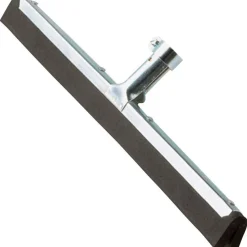 Ettore Wipe 'n Dry Floor Squeegee - 22" Rubber Blade - 1.3" x 22"x 4" - Durable, Rust Resistant, Long Lasting - Steel Gray - 10 / Carton - 1636CT