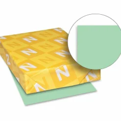 Exact Vellum Bristol Card Stock, Green, Letter (8.5" x 11"), 67 Lb, Pack Of 250