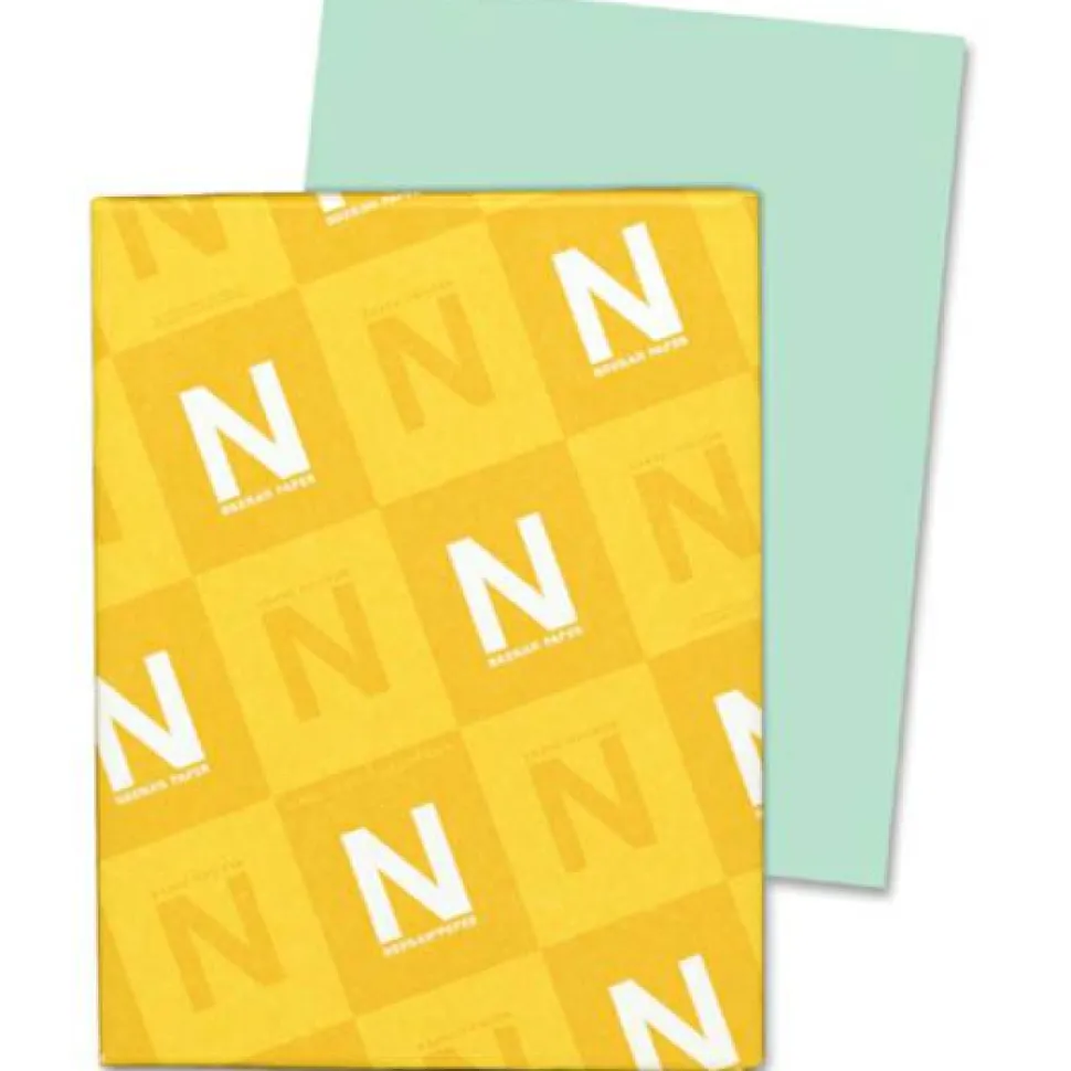 Exact Vellum Bristol Card Stock, Green, Letter (8.5" x 11"), 67 Lb, Pack Of 250