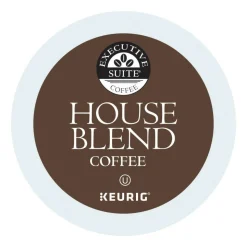 Executive Suite Coffee Single-Serve Coffee K-Cup, House Blend, Carton Of 70