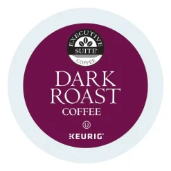 Executive Suite Coffee Single-Serve Coffee K-Cup, Dark Roast, Carton Of 70
