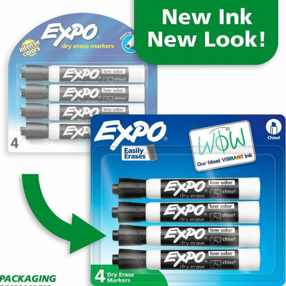 Expo Dry Erase Chisel Tip Markers