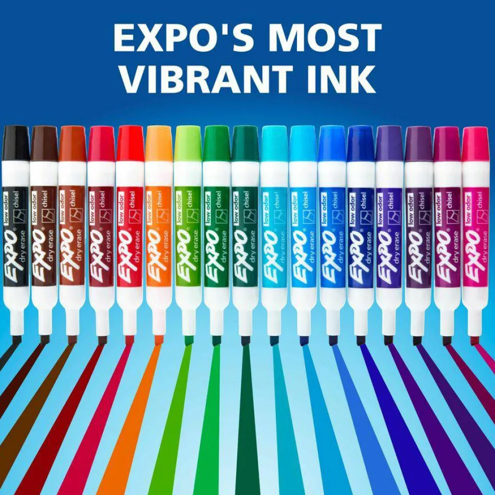 Expo Dry Erase Chisel Tip Markers