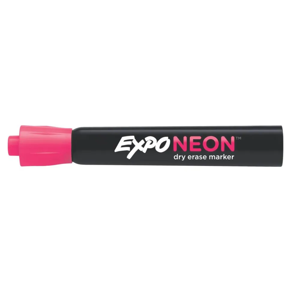 EXPO Neon Dry-Erase Markers, Assorted, Pack Of 5