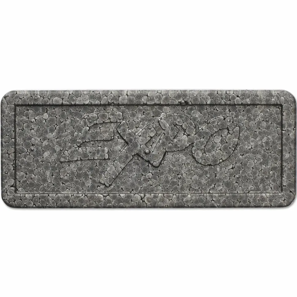 EXPO White Board CARE Dry Erase Eraser, 5.13" x 2.25" x 1.25", Charcoal