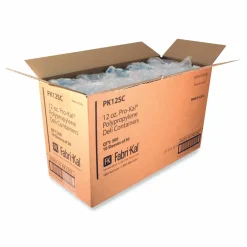 Fabri-Kal Microwavable Deli Containers, 12 oz, 4.6