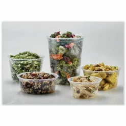 Fabri-Kal Microwavable Deli Containers, 12 oz, 4.6