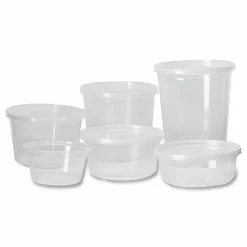 Fabri-Kal Microwavable Deli Containers, 32 oz, 4.6