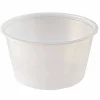 Fabri-Kal Portion Cups, 4 oz, Plastic, Clear, 125/Sleeve, 20 Sleeves/Carton