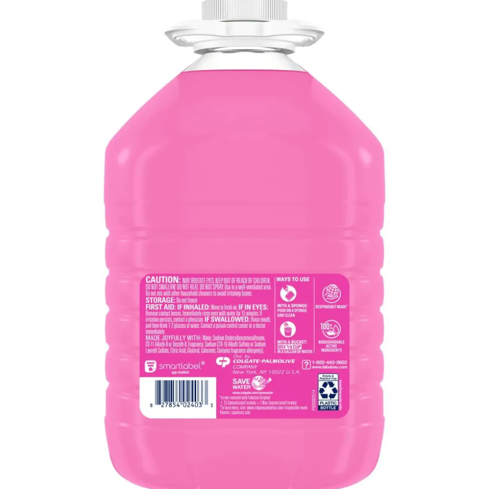 Fabuloso Multi-Purpose Cleaner, Watermelon Scent, 128 Oz, Case Of 4 Bottles
