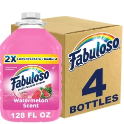 Fabuloso Multi-Purpose Cleaner, Watermelon Scent, 128 Oz, Case Of 4 Bottles
