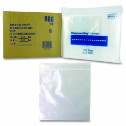 Fantapak Reloc Zippit Plastic Zipper Bags, 6