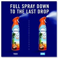Febreze AIR, Hawaiian Aloha, 8.1 oz Aerosol Spray, 6/Carton