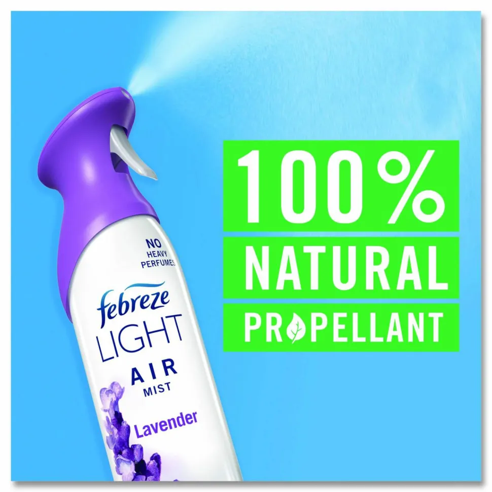 Febreze AIR, Lavender, 8.1 oz Aerosol Spray, 6/Carton