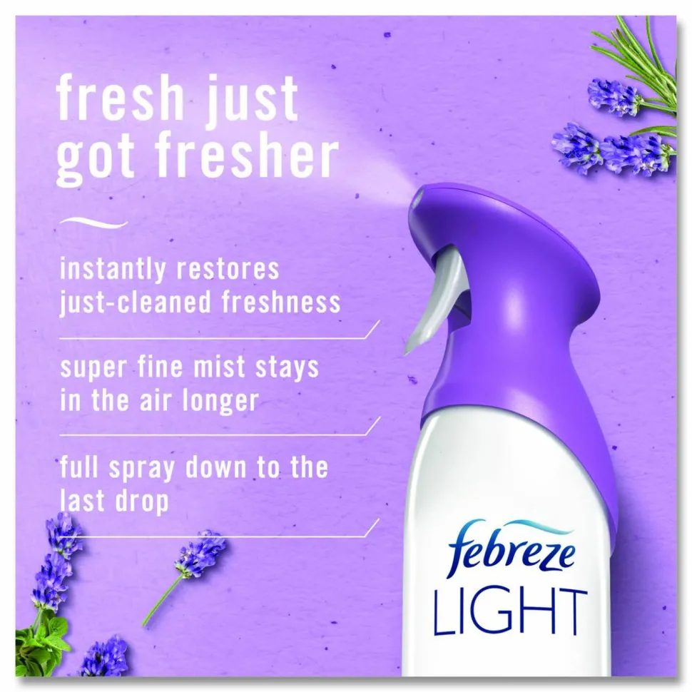 Febreze AIR, Lavender, 8.1 oz Aerosol Spray, 6/Carton