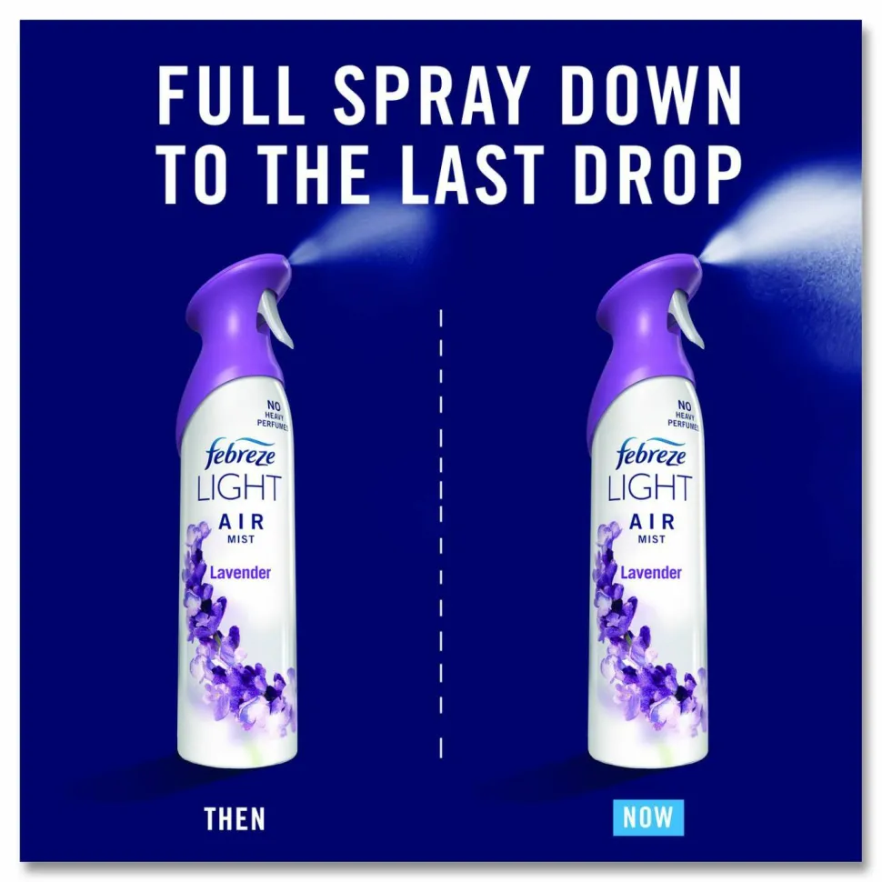 Febreze AIR, Lavender, 8.1 oz Aerosol Spray, 6/Carton