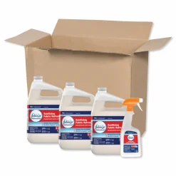 Febreze Professional Sanitizing Fabric Refresher, Light, 1 gal Bottle, Ready to Use, 3/Carton