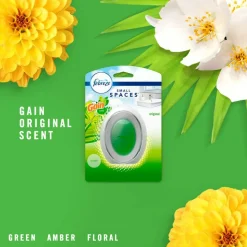 Febreze Small Spaces Air Fresheners, Gain, 0.5 Oz, Pack Of 2 Air Fresheners