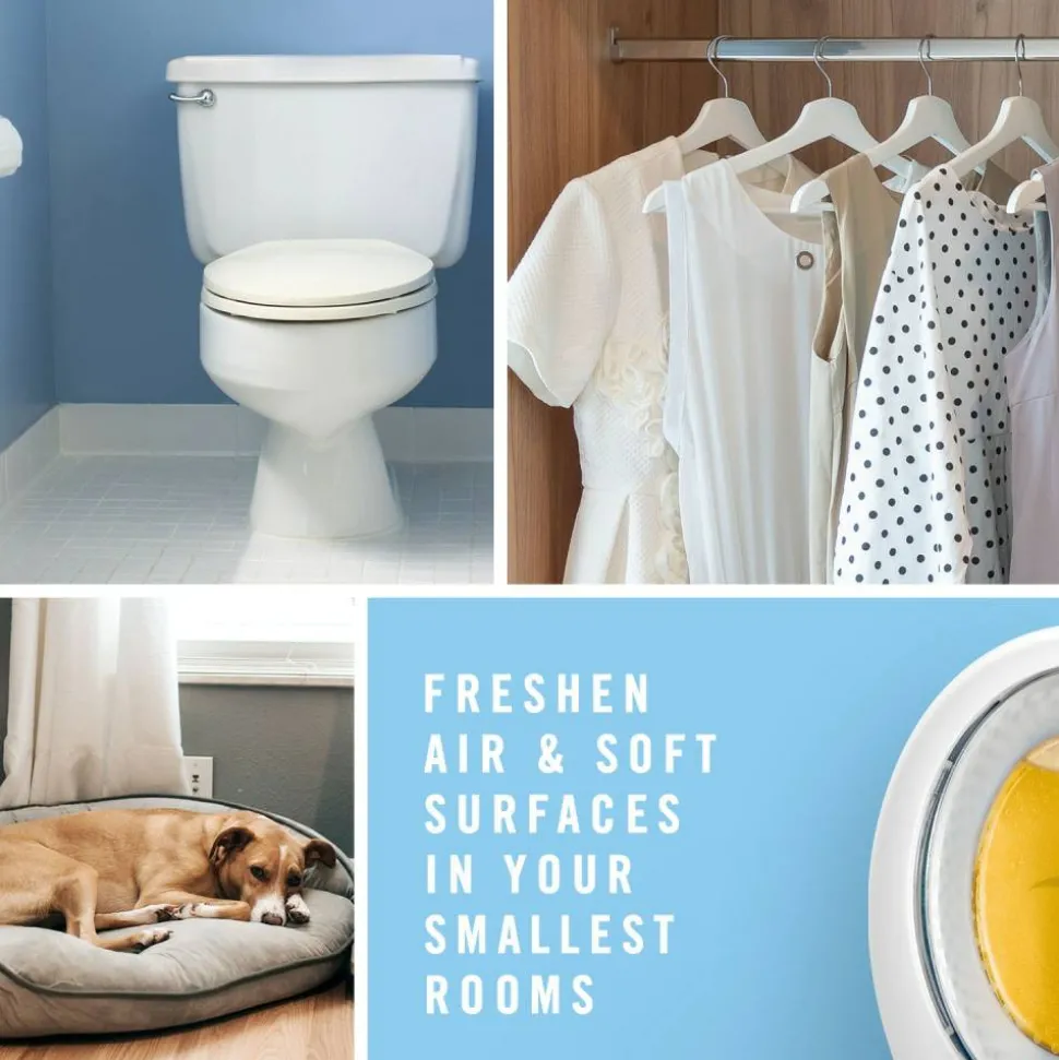 Febreze Small Spaces Air Fresheners, Gain, 0.5 Oz, Pack Of 2 Air Fresheners