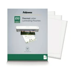 Fellowes Thermal Laminating Pouches, Letter Size, 3 Mil, 9