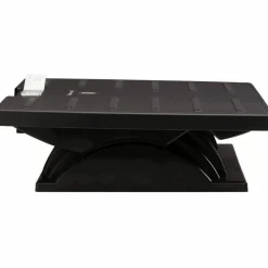 Fellowes Adjustable Locking Footrest with Microban, Black/Silver