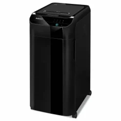 Fellowes AutoMax 350C Auto Feed Cross-Cut Shredder, 350 Auto/12 Manual Sheet Capacity