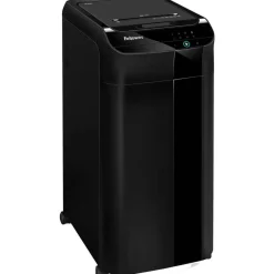 Fellowes AutoMax 350C Auto Feed Cross-Cut Shredder, 350 Auto/12 Manual Sheet Capacity