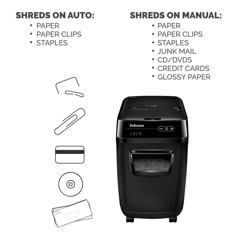 Fellowes AutoMax™ 200C Auto Feed Shredder
