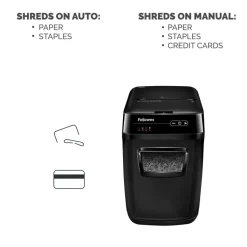 Fellowes AutoMax 200M 200 Sheet Micro-Cut Shredder, 4656201