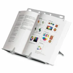 Fellowes BookLift Copyholder, Holds Up to 350 Legal Size Sheets, Plastic, Platinum