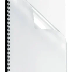 Fellowes Clear Presentation Binding Covers with Round Corners, Oversized 8 3/4