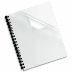 Fellowes Crystals Clear Pre-punched Binding Covers - 11